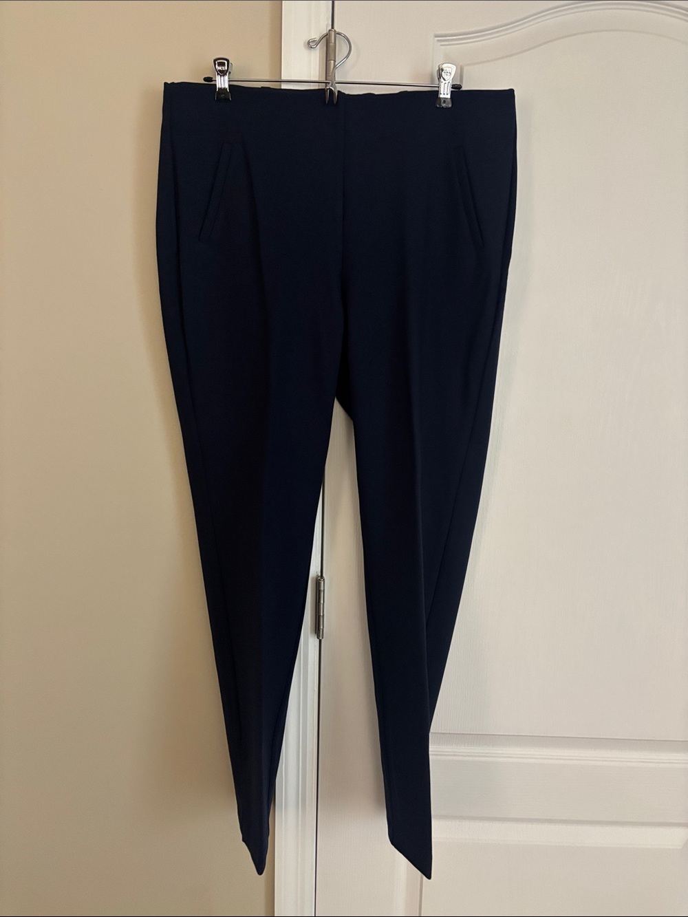 Chico's Slim Navy Tailored Trousers
